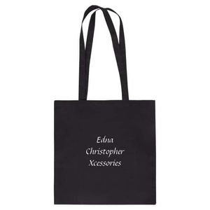 Black Tote Bag with my jewelry line name